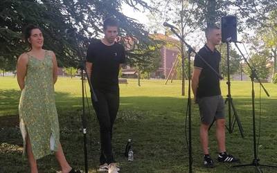 Izar Mendiguren irabazle Amurrion jokatutako 'Oholtzapetik' saioan