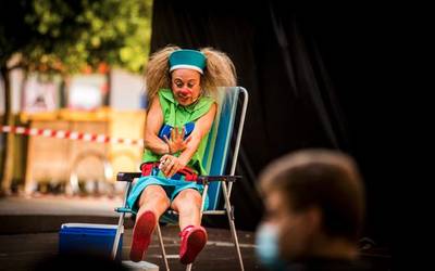 Maite Guevara Klown gasteiztar ezagun eta ibilbide luzekoak '¡Que buen día!' lana aurkeztuko du Tabiran
