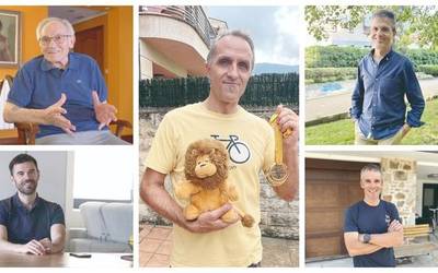 Frantziako Tourraren handitasuna barrutik bizi izan dutenekin berbetan