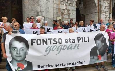 Pili eta Fontsoren aitortza beharra aldarrikatu dute Laudion