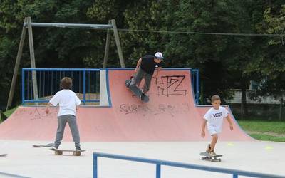 Bergarako skate-festa, iruditan