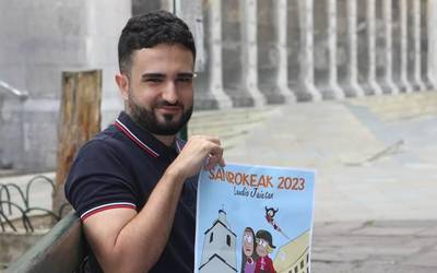 “Laudion dagoen aniztasuna islatzen saiatu naiz kartelean”