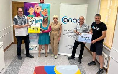 Sunbillak 20.000 euro eman dizkie ADANO eta ANADI elkarteei
