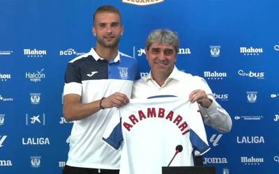 Aritz Aranbarri: "Leganes klub perfektua izan daiteke niretzat hazten eta hobetzen jarraitzeko"
