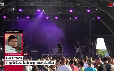 Alex Arteaga: "Gaur Iruñean egingo dugun kontzertuarekin emango diogu hasiera udari. Gogotsu gaude"