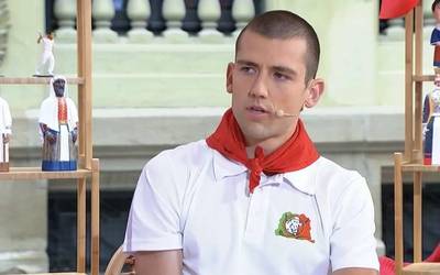 Asier Albite, San Ferminetako entzierroen esatari EITBn