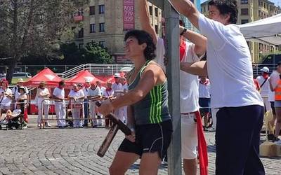 Nafarroako ingude altxatze txapelketa hamahirugarren aldiz irabazi du Maika Ariztegi iturendarrak