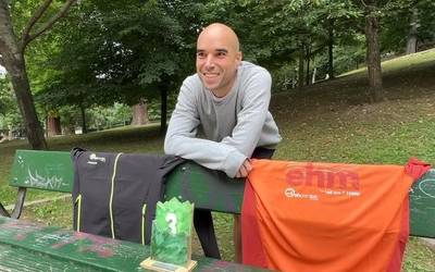 David Gomezen balentria: lehen aldiz Ehun Milak egin, eta podiumera igo