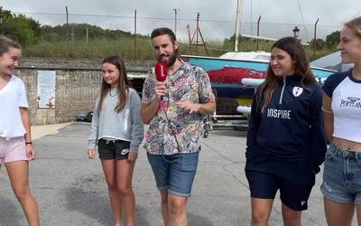 Bergarako gaztelekukoak nor baino nor hobe ibili dira kayakean