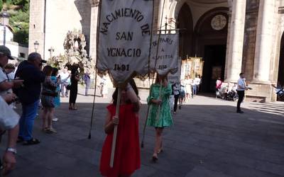 San Inazio eguneko korporazioa, prozesioa, bigantxak eta Musika banda
