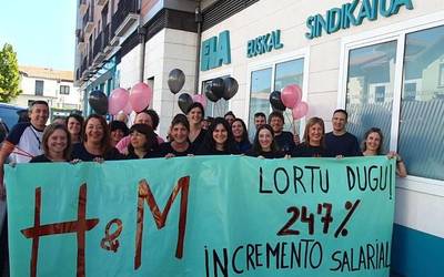 La Moreako H&Mko langileek % 24,7ko soldata-igoera lortu dute zortzi hilabeteko grebaren ostean