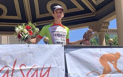 Ekhi Uriartek podium berria eman zion atzo bere taldeari Tafallan