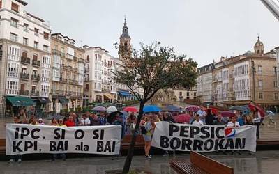 Greba bertan behera utzi dute Pepsicon