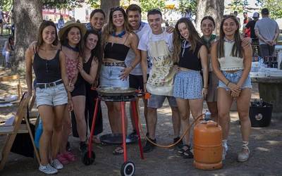 Paella lehiaketarekin ekin diote Amurrioko Jaien motorrak berotzeari