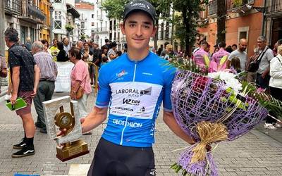 Ander Ganzabal gailendu da Leintz Bailarako Itzulian