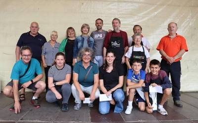 Lierni Elizburu eta Ines Laskurain eta Aitz Arluziaga eta Zuhaitz Larrañaga irabazle