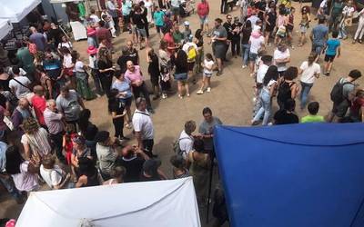 Amaiurko Artzain egunean plaza inguruan