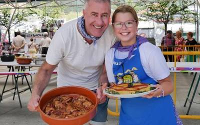 Gastronomia izan da larunbat goizeko protagonista Laudion
