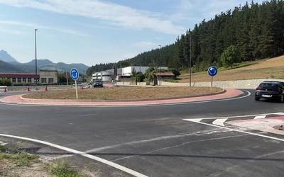 Oñatiko Goribarko biribilguneko lanak amaitzear daude
