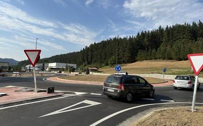 Zauritu bat, Goribarko biribilgunean izandako istripuan