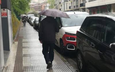 Abisu horia prezipitazio handiengatik, gaur eta bihar