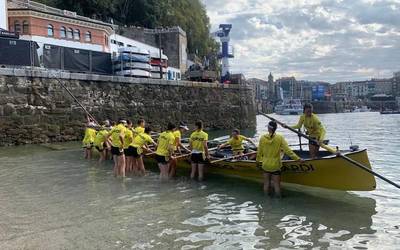 Ezin izan du bandera lortu Orioko traineruak Donostian