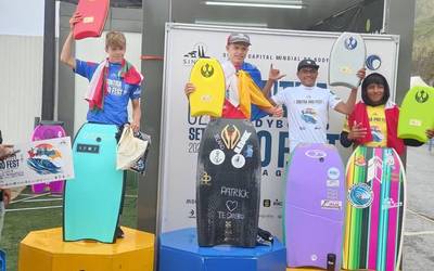 Unax Pascual bigarren sailkatu da Sintrako bodyboard txapelketan