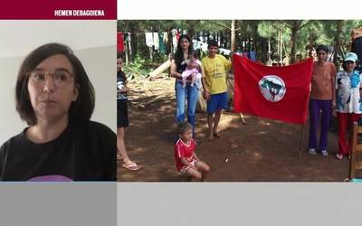 Itziar Aranburu: "MST herri mugimendukoei ekoiztutakoa merkaturatzen laguntzen diegu"