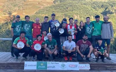 Baxi Basajauna taldeko Iñaki Gonzalez Euskal Herriko disc golf txapeldun suertatu da Igantzin