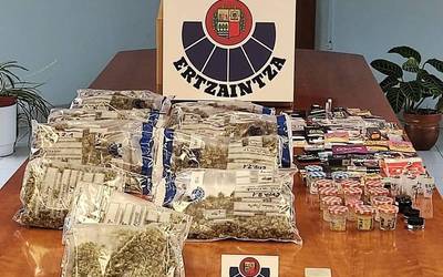 Marihuana plantazio-laborategi bat desegin dute Aiaraldean