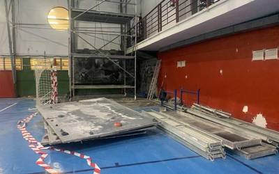 Aldunditik 372.901 euro jaso ditu udalak, kiroldegian zenbait lan egiteko