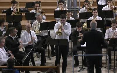 Zaindaria izan du gogoan Arrasate Musikaleko bandak