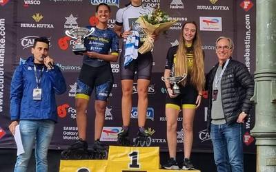 Iratxe Lapuente, Behobia-Donostiako podiumean