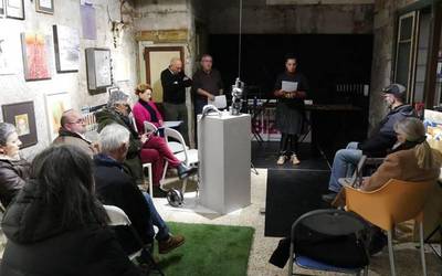 Gerraren atzeko poetika hizpide Laudioko Kulturlab espazioan