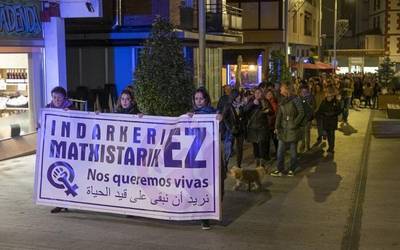 Indarkeria matxistarik gabeko bizitzen alde kalera aterako dira asteburuan
