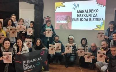 Aretako Eskolako gurasoek Hezkuntza Lege berriari kontrako jarduerarekin jarraitzen dute