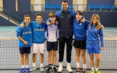 Bost domina eskuratu dituzte Laudioko Tenis Klubeko jokalariek Arabako Master Txapelketan
