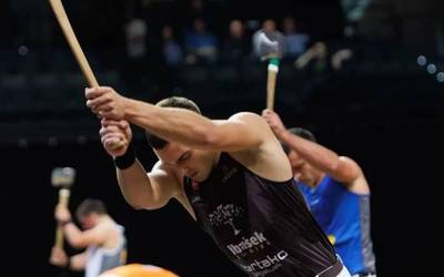 Iker Vicentek irabazi du Euskal Herriko Aizkolari Txapelketa
