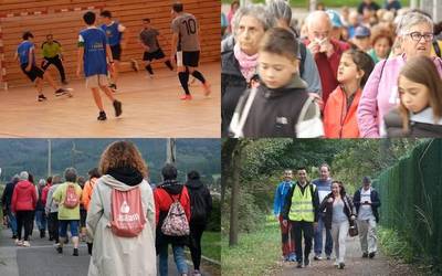 Jendetza elkartu da Buru Osasunaren Aldeko IV. Martxan