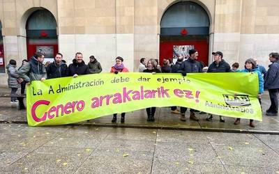 Administrazioko langileen arteko genero arrakala salatu du LAB sindikatuak