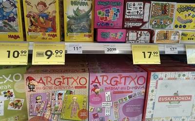 Kalean da euskarazko produktuen aurtengo katalogoa