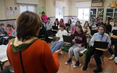 Erasmus+ programaren edizio berria abiatu dute Laudio Institutuan