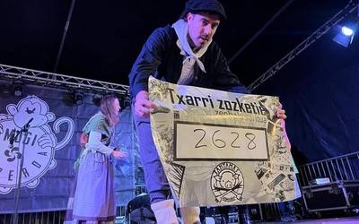 Txerriaren zozketaren  zenbaki saritua 2.628 izan da