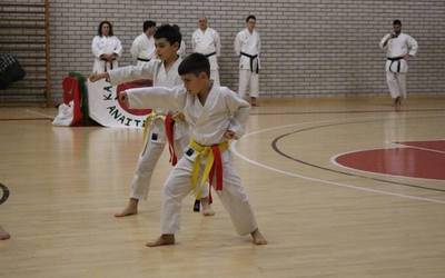 Gabonetako karate jaialdia egin du Kanku eskolak