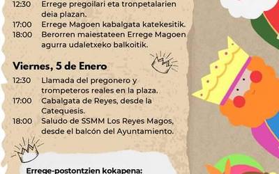 Urtarrilaren 5ean Errege Magoek Amurrio bisitatuko dute ohiko kabalgatarekin