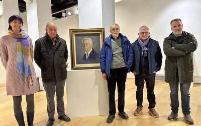 Miguel Okina pintoreari gorazarre egiteko gogoz