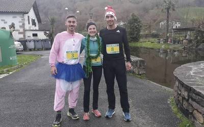 San Silvestre lasterketa egin dute lehen aldiz Urdazubin