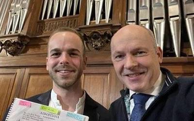 Pol Alvarez organista kataluniarrak 'Azkoitiana' obraren bigarren zatia estreinatuko du biharko kontzertuan