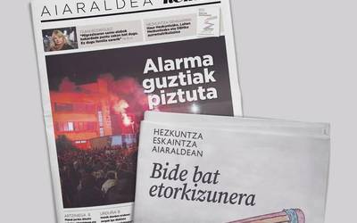 Osasun sistema publikoa aztergai Aiaraldea Hemen hamabostekariaren urteko lehenengo zenbakian
