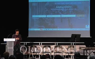 Azkoitia Oroimena webgunearen aurkezpen ekitaldia, bideoan